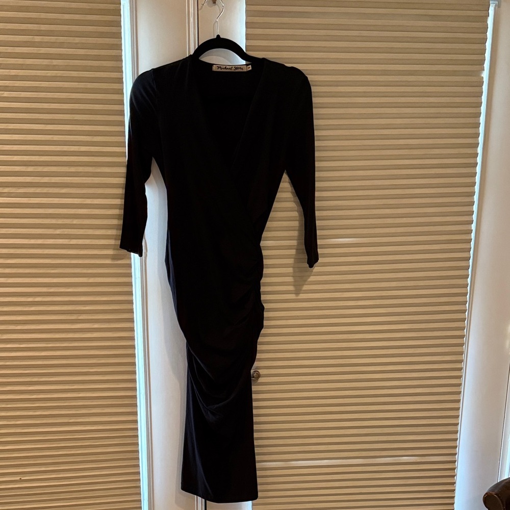 Michael Stars Black Long Sleeve Dress